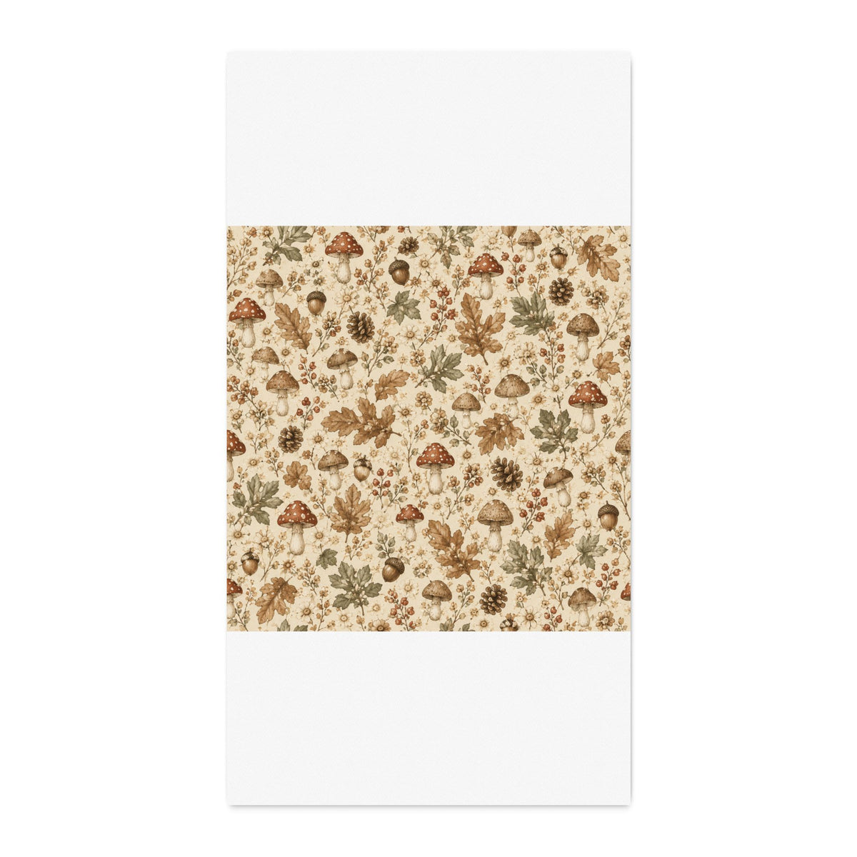 Cottage Woodland Neutral Cotton Twill Fabric