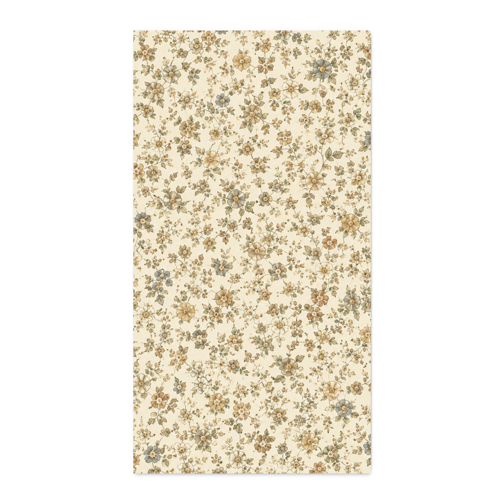 Vintage Fall Calico Neutral Cotton Twill Fabric