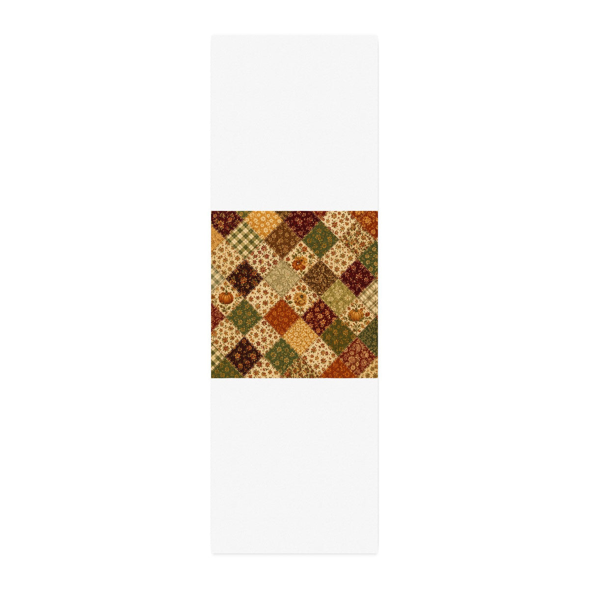 Fall Neutral Patchwork Cotton Twill Fabric
