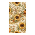 Sunflowers and Straw Cotton Twill Fabric - Fall Floral Fabric