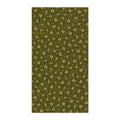 Olive Green Mini Floral Cotton Twill Fabric