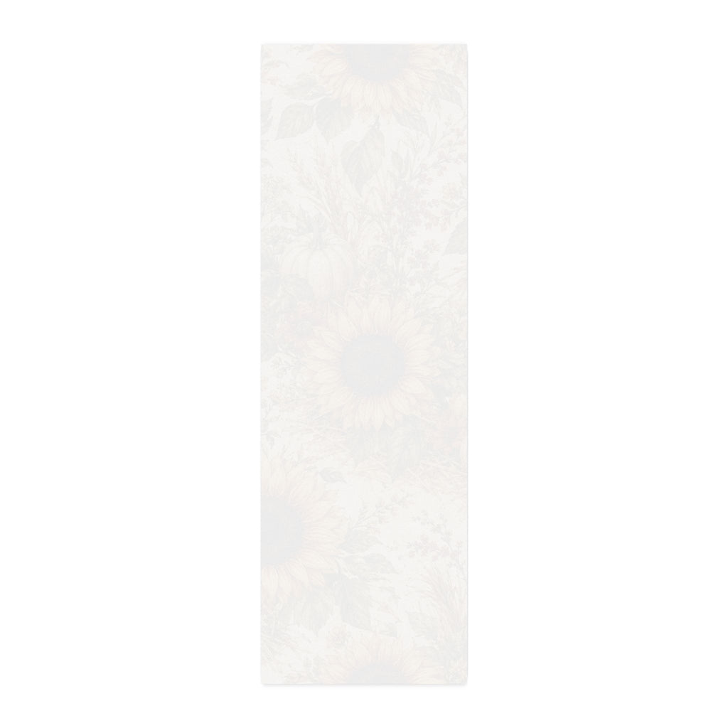 Sunflowers and Straw Cotton Twill Fabric - Fall Floral Fabric