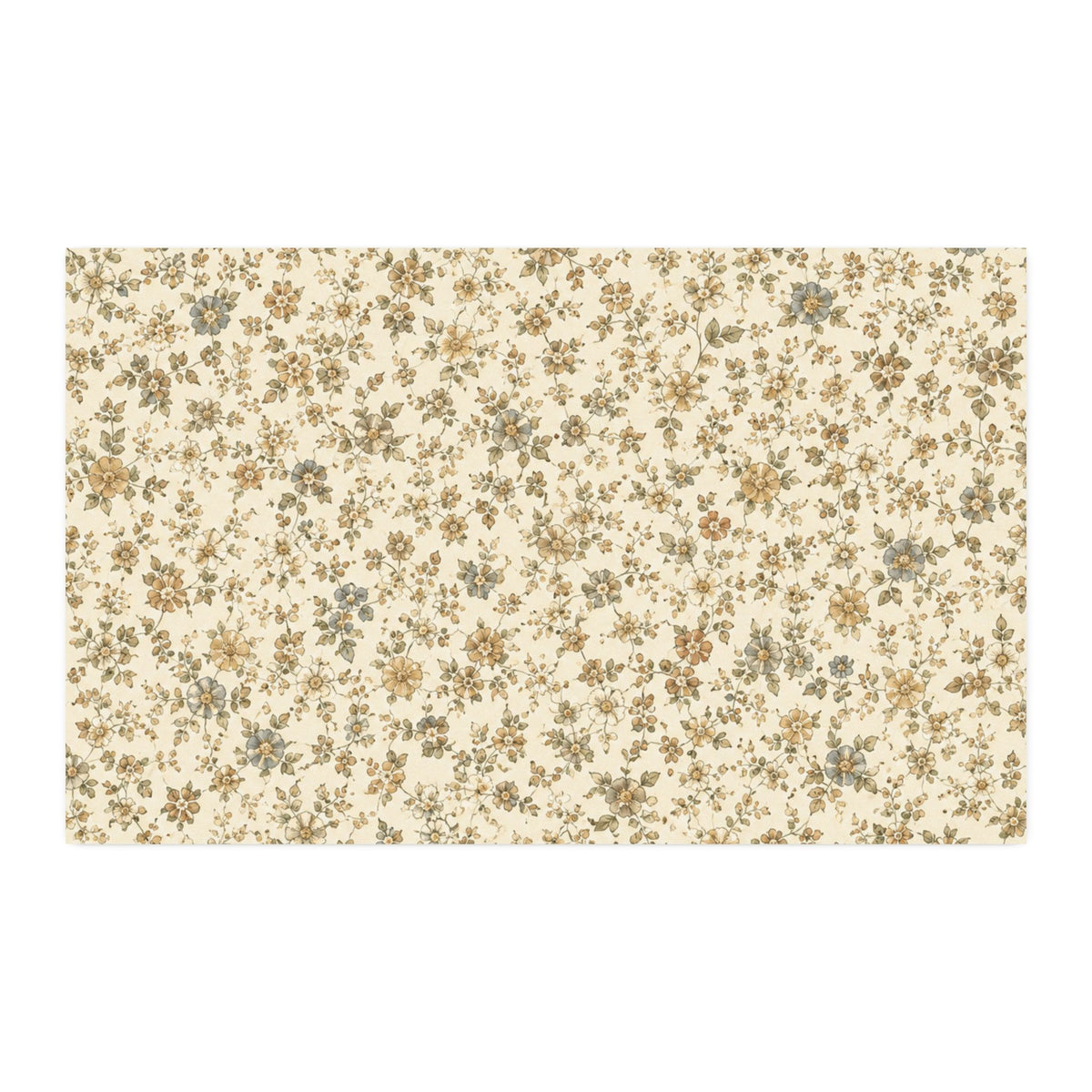 Vintage Fall Calico Neutral Cotton Twill Fabric