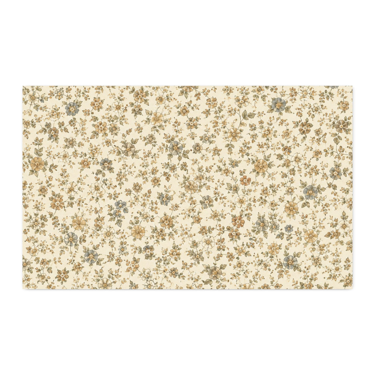 Vintage Fall Calico Neutral Cotton Twill Fabric