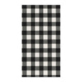 Black Buffalo Check Cotton Twill Fabric
